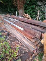 Houten balken 4 m lang ( juffers ), Doe-het-zelf en Bouw, Hout en Planken, Gebruikt, Balk, Overige houtsoorten, Ophalen