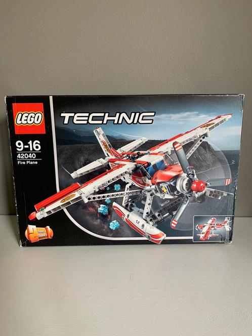 Lego Technic - 42040 - Fire Plane 100% Complete, Kinderen en Baby's, Speelgoed | Duplo en Lego, Gebruikt, Lego, Complete set