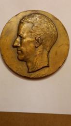 Herdenkingspenning Koning Boudewijn ( koper-brons ), Postzegels en Munten, Penningen en Medailles, Ophalen of Verzenden, Brons