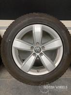 17'' originele Volkswagen Tiguan 5NA velgen + winterbanden, Auto-onderdelen, Banden en Velgen, Banden en Velgen, 17 inch, Personenwagen