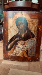 Zeldzaam Russisch icoon St. Jan de Doper, Antiek en Kunst, Antiek | Religieuze voorwerpen, Ophalen of Verzenden