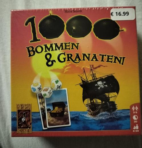 1000 Bommen en granaten Nieuw en ongeopend, Hobby en Vrije tijd, Gezelschapsspellen | Bordspellen, Nieuw, Ophalen of Verzenden