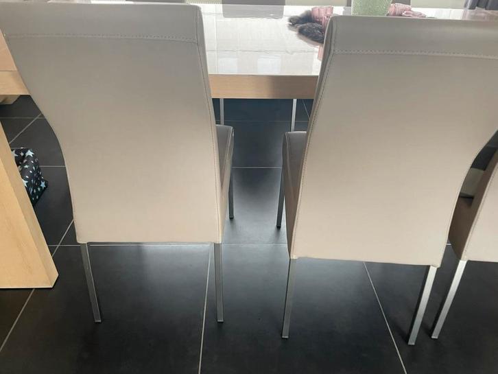 Gratis, 6stuks, Huis en Inrichting, Stoelen, Gebruikt, Overige kleuren, Ophalen