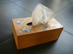 Janbibejan stevig houten tissuebox / kleenexhouder, Ophalen of Verzenden, Zo goed als nieuw