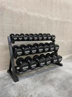 ACTIE Round dumbbell set 2,5-30kg Laatste set, Enlèvement ou Envoi, Comme neuf, Bras, Haltère