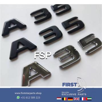 W177 V177 ZWART A35 LOGO EMBLEEM Mercedes A Klasse 2018-2022 beschikbaar voor biedingen