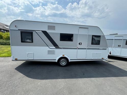 Knaus 540 FDK met stapelbedden, met mover en airco, Caravans en Kamperen, Caravans, Bedrijf, tot en met 6, 1000 - 1250 kg, Treinzit