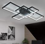 Plafondlamp Verstelbaar LED-balken zwart-wit luxe rechthoek, Nieuw, Ophalen of Verzenden, Metaal