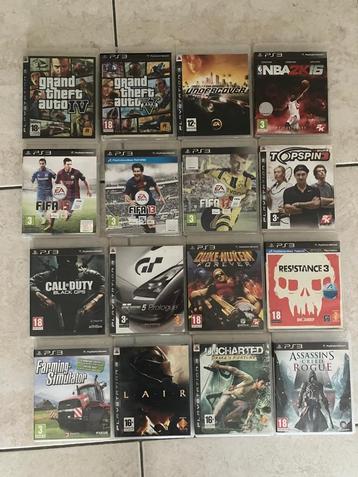 PS3 Games (alles of niets) beschikbaar voor biedingen