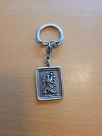 Porte-clés en argent Saint Christoph, Comme neuf, Peluche ou Figurine, Enlèvement ou Envoi