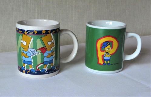 The Simpsons vintage tassen / mokken (1995, 1997), Verzamelen, Stripfiguren, Nieuw, Gebruiksvoorwerp, Overige figuren, Ophalen of Verzenden