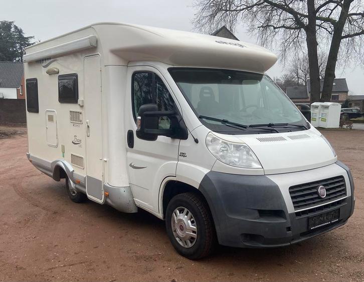 Halfintegraal camper, Caravanes & Camping, Camping-cars, Particulier, Fiat, Diesel, Boîte manuelle, Enlèvement