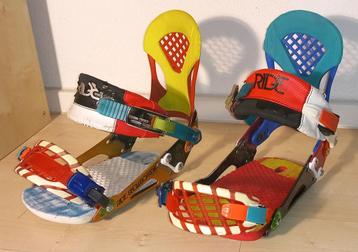 Colorful Oldschool Gangster Snowboard Bindings 2013 beschikbaar voor biedingen