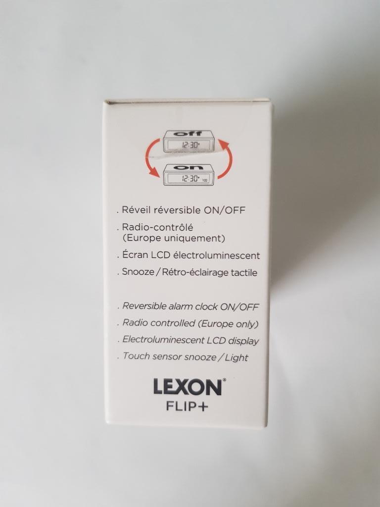 ② LEXON - FLIP+ - REVEIL LCD - ALARM CLOCK (LR150) - Neuf — Réveils —  2ememain