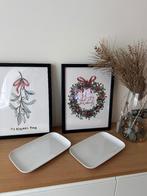 2 witte IKEA-borden, Huis en Inrichting, Keuken | Servies, Ophalen, Nieuw, Effen, Bord(en)