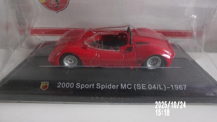 RARE ! ABARTH 2000 SPORT SPIDER 67.1/43 NEUVE SCELLEE, Hobby en Vrije tijd, Modelauto's | 1:43, Nieuw, Auto, Overige merken, Ophalen of Verzenden