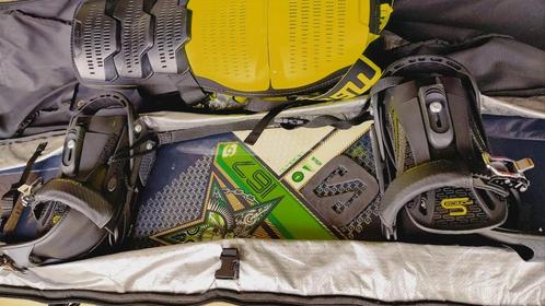 Salomon Snowboard set (compleet!), Sport en Fitness, Snowboarden, Gebruikt, Overige typen, Ophalen