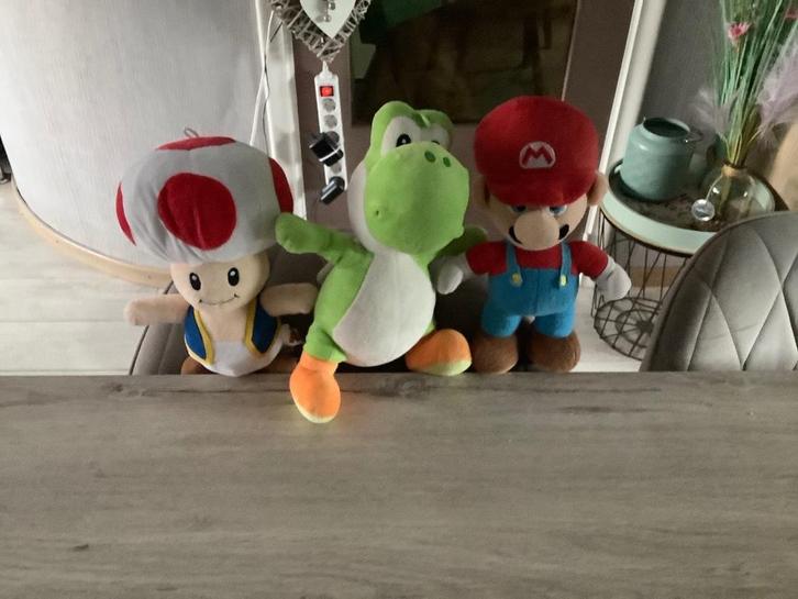 Supermario verschillende pluche characters (32 cm), Kinderen en Baby's, Speelgoed | Knuffels en Pluche, Zo goed als nieuw, Overige typen