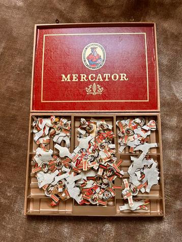 Mercator houten sigarenkist 35x26x3cm - 2 pakken bandjes 