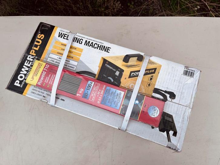Laspost POWERPLUS POWX480 160A (nieuw), Bricolage & Construction, Outillage | Soudeuses, Neuf, Électrodes, 150 à 250 ampères, Enlèvement