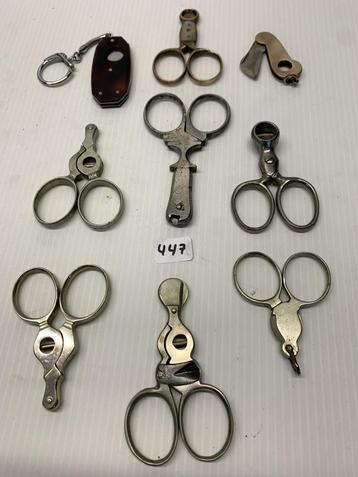 9 Objets de fumeur, coupe cigare et ciseaux (447), Collections, Enlèvement ou Envoi, Utilisé, Autres types