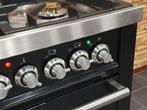 🔥Luxe Boretti Fornuis 70cm hoogglans zwart & rvs 1 oven, Elektronische apparatuur, Fornuizen, 60 cm of meer, Zo goed als nieuw