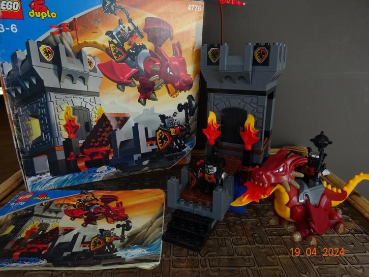 Duplo Drakentoren – 4776*VOLLEDIG*PRIMA STAAT* ZELDZAAM!!, Kinderen en Baby's, Speelgoed | Duplo en Lego, Duplo, Complete set