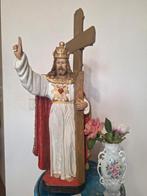 Christus Koning Plaaster Beeld, Antiek en Kunst, Ophalen