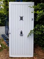Deurbeslag sierwerken kijkvenster klopper., Ophalen of Verzenden, Gebruikt, Metaal, Buitendeur