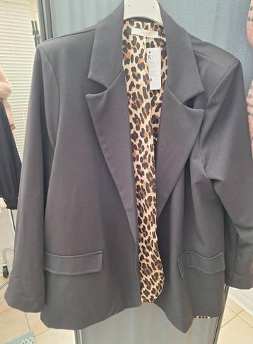 Blazer léopard, Enlèvement ou Envoi, Neuf, Taille 42/44 (L), Noir