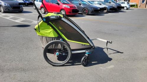 Thule kinderwagen met cabine en 2, Fietsen en Brommers, Fietsaccessoires | Aanhangwagens en Karren, Zo goed als nieuw, Kinderkar