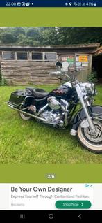 Gezocht : regelbare uitlaat voor road king 1450cc, Motoren, Ophalen of Verzenden