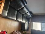 Leren zetel, Huis en Inrichting, Ophalen, 250 tot 300 cm, Gebruikt, Hoekbank