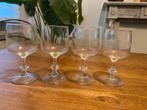 Wijnglazen vintage 4x, Verzamelen, Glas en Drinkglazen, Ophalen, Gebruikt, Overige typen