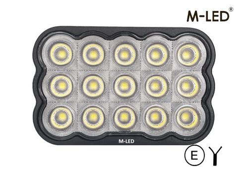 Mobisuv M-LED werklamp 15 leds 75W E-keur, Auto-onderdelen, Verlichting, Nieuw, Verzenden