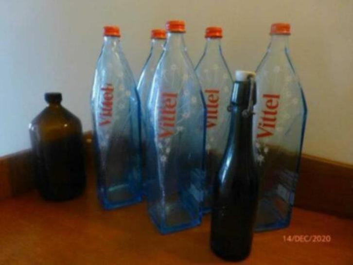 oude bierfles-luxe waterflessen-apothekers-en parfumflesjes, Verzamelen, Merken en Reclamevoorwerpen, Gebruikt, Verpakking, Ophalen of Verzenden