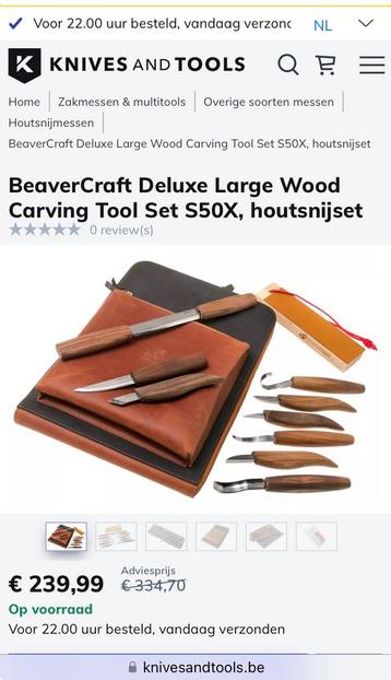 Set de sculpture sur bois Beavercraft de luxe