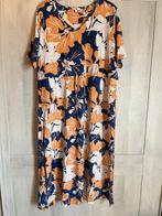 lang kleed blauw oranje eviva 50 stretch, Eviva, Enlèvement ou Envoi, Robe, Porté