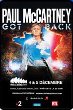 2 places « fosse «  concert Paul McCartney 5/12 à paris