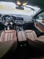 bmw x5 45e, Auto's, Automaat, Zwart, Leder, Bruin