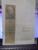 dp 103 jarige - Martha Vissers, Verzamelen, Bidprentjes en Rouwkaarten, Ophalen of Verzenden