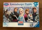 Puzzel Anna & Elsa, frozen 200 stuks, Ophalen of Verzenden, Meer dan 50 stukjes, Zo goed als nieuw, 6 jaar of ouder
