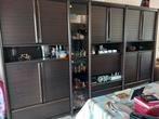 Wandkast, Huis en Inrichting, Kasten | Wandmeubels, Ophalen, Gebruikt, Glas, 300 cm of meer
