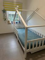 Kinderbed huisje 90x200, Kinderen en Baby's, Ophalen, 85 tot 100 cm, Zo goed als nieuw, Lattenbodem