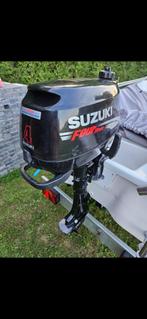 Suzuki 4pk viertakt kortstaart Uitstekende staat, Watersport en Boten, Ophalen of Verzenden