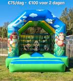 Springkasteel Te Huur, Verzenden, Zo goed als nieuw