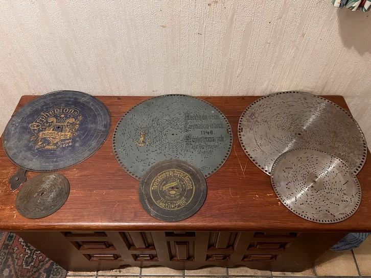 Metalen platen voor muziekdoos, Muziek en Instrumenten, Overige Muziek en Instrumenten, Gebruikt, Ophalen
