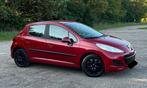 Peugeot 207 met airco, Auto's, Euro 5, 1360 cc, Zwart, Handgeschakeld