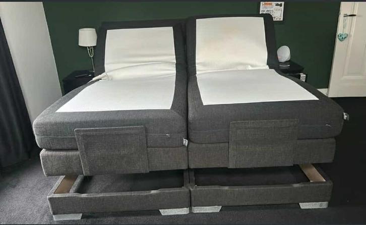 bezorging is mogelijk 180x200 inzgs elektrisch boxspring bed, Huis en Inrichting, Slaapkamer | Boxsprings, Zo goed als nieuw, 180 cm