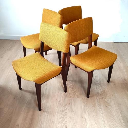 Set van 4 vintage Mim Roma stoelen - Ico en Luisa Parisi, Antiek en Kunst, Antiek | Meubels | Stoelen en Sofa's, Ophalen